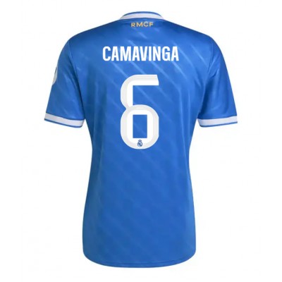 Real Madrid Eduardo Camavinga #6 Rezervni Dres 2025-26 Kratak Rukav Real Madrid Eduardo Camavinga #6 Rezervni Dres 2025-26 Kratak Rukav